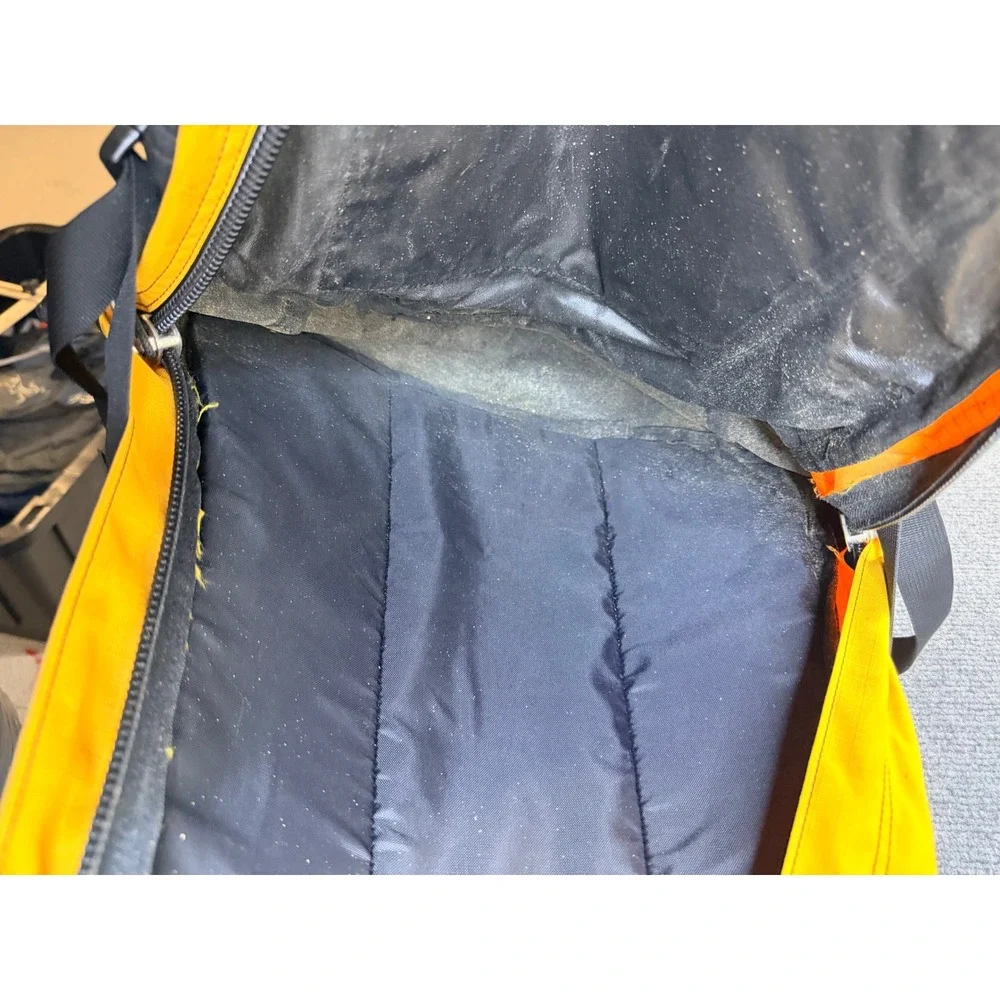 The North Face Yavapai Backpack Yellow Black Hiking School Bag Y2K Workwear
